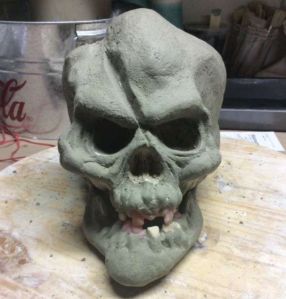 Skull sculpt